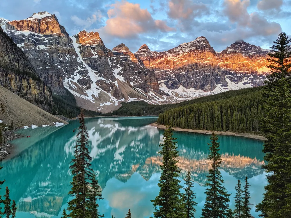 Rocky Mountain scenery in Banff National Park